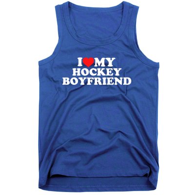 I Love My Hockey Friend Gift Tank Top