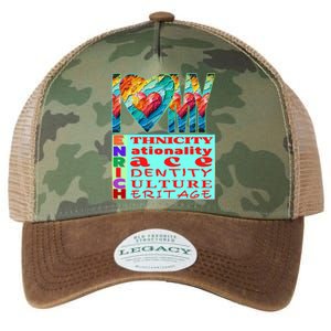 I Love My Enrich Antiracism Inclusion Dei Culture Gift Legacy Tie Dye Trucker Hat