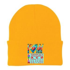 I Love My Enrich Antiracism Inclusion Dei Culture Gift Knit Cap Winter Beanie