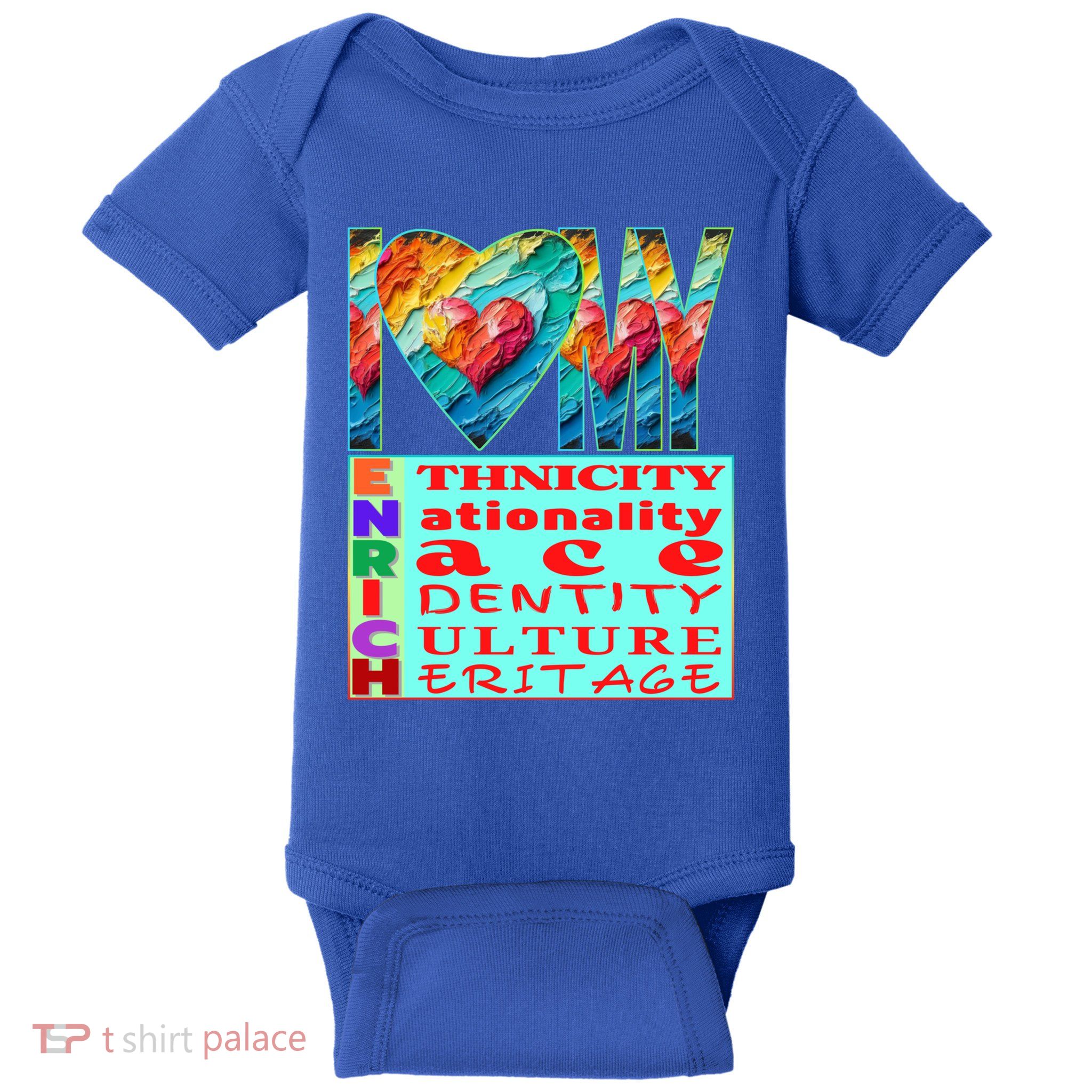 I Love My Enrich Antiracism Inclusion Dei Culture Gift Baby Bodysuit