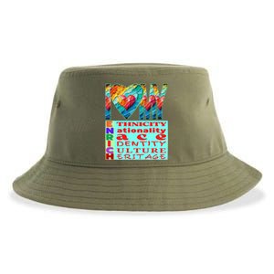 I Love My Enrich Antiracism Inclusion Dei Culture Gift Sustainable Bucket Hat