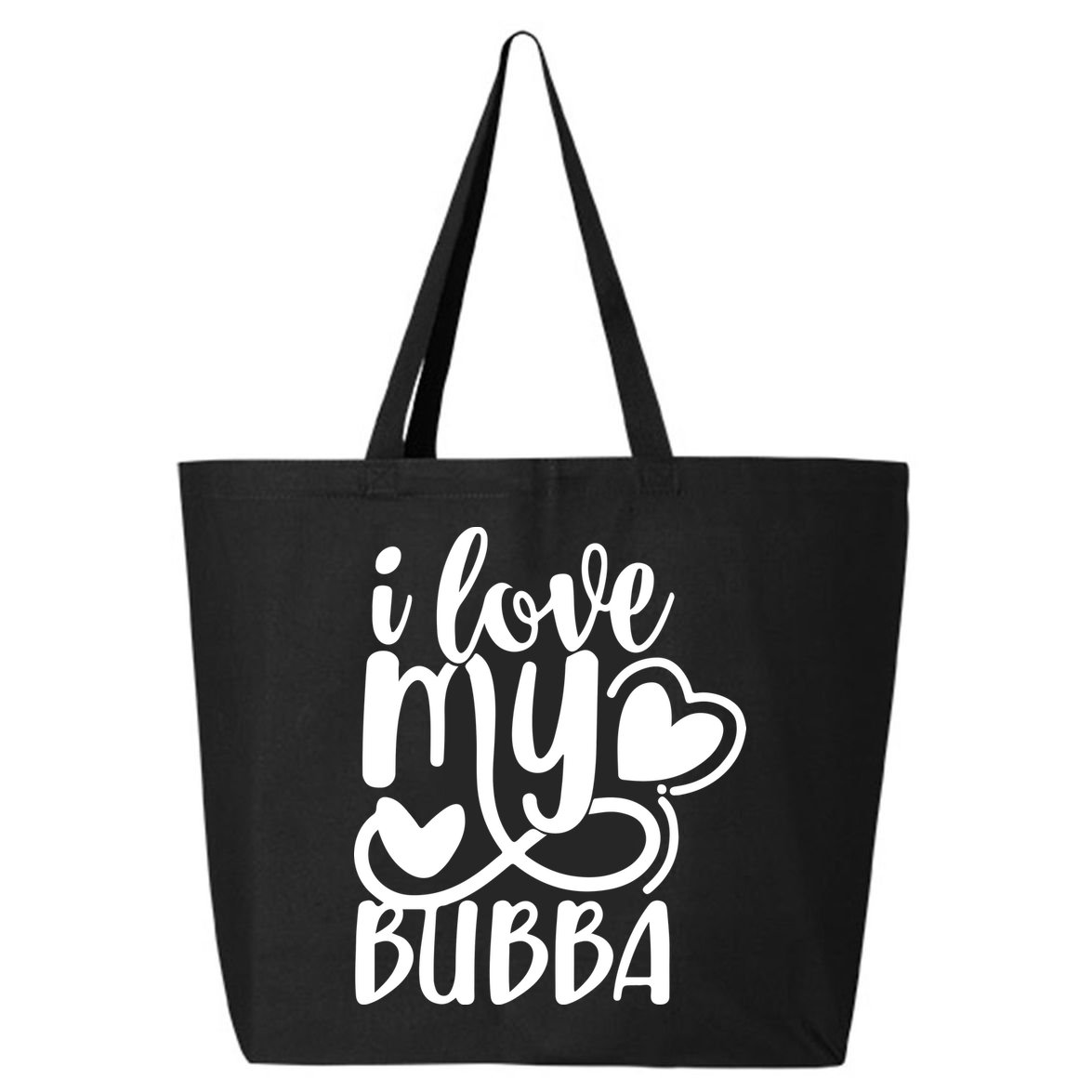 I Love My Bubba Gift For Dad Fathers Day 25L Jumbo Tote