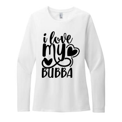 I Love My Bubba Gift For Dad Fathers Day Womens CVC Long Sleeve Shirt