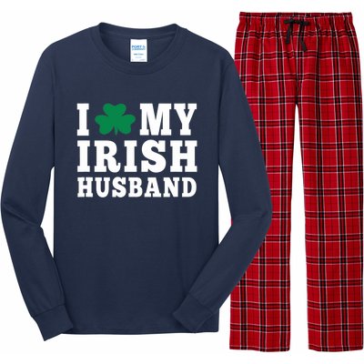 I Love My Irish Husband Friendship Couple Married Long Sleeve Pajama Set