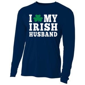 I Love My Irish Husband Friendship Couple Married Cooling Performance Long Sleeve Crew