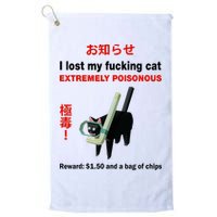 I Lost My Fucking Cat Extremely Poisonous Golf Towel