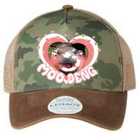 I Love Moo Deng Baby Hippo Moo Deng I Heart Moo Deng Legacy Tie Dye Trucker Hat