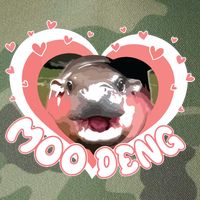 I Love Moo Deng Baby Hippo Moo Deng I Heart Moo Deng Legacy Tie Dye Trucker Hat