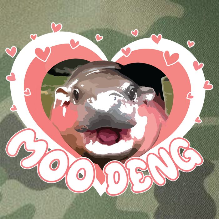 I Love Moo Deng Baby Hippo Moo Deng I Heart Moo Deng Legacy Tie Dye Trucker Hat