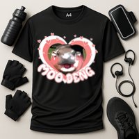 I Love Moo Deng Baby Hippo Moo Deng I Heart Moo Deng Performance Shirt