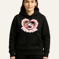 I Love Moo Deng Baby Hippo Moo Deng I Heart Moo Deng Hoodie