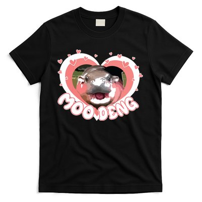 I Love Moo Deng Baby Hippo Moo Deng I Heart Moo Deng T-Shirt