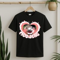 I Love Moo Deng Baby Hippo Moo Deng I Heart Moo Deng T-Shirt
