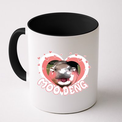 I Love Moo Deng Baby Hippo Moo Deng I Heart Moo Deng Mug