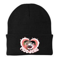 I Love Moo Deng Baby Hippo Moo Deng I Heart Moo Deng Beanie