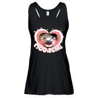 I Love Moo Deng Baby Hippo Moo Deng I Heart Moo Deng Ladies Essential Flowy Tank