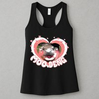I Love Moo Deng Baby Hippo Moo Deng I Heart Moo Deng Womens Tank Top