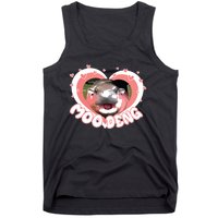 I Love Moo Deng Baby Hippo Moo Deng I Heart Moo Deng Tank Top