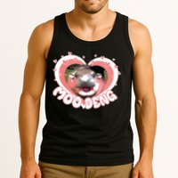 I Love Moo Deng Baby Hippo Moo Deng I Heart Moo Deng Tank Top