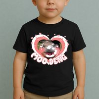 I Love Moo Deng Baby Hippo Moo Deng I Heart Moo Deng Toddler T-Shirt