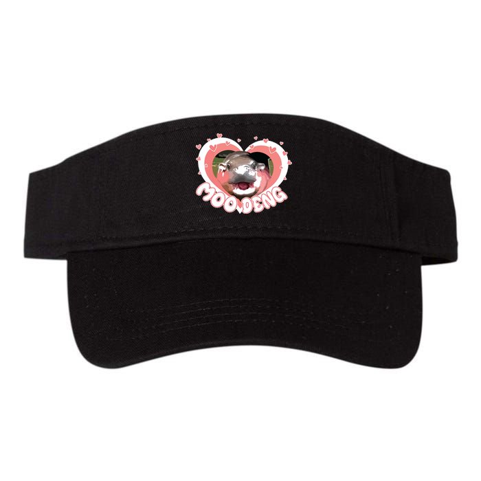 I Love Moo Deng Baby Hippo Moo Deng I Heart Moo Deng Visor