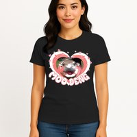I Love Moo Deng Baby Hippo Moo Deng I Heart Moo Deng Womens T-Shirt