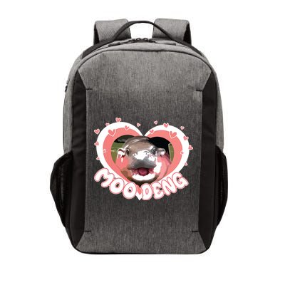 I Love Moo Deng Baby Hippo Moo Deng I Heart Moo Deng Vector Backpack