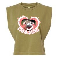 I Love Moo Deng Baby Hippo Moo Deng I Heart Moo Deng Garment-Dyed Women's Muscle Tee