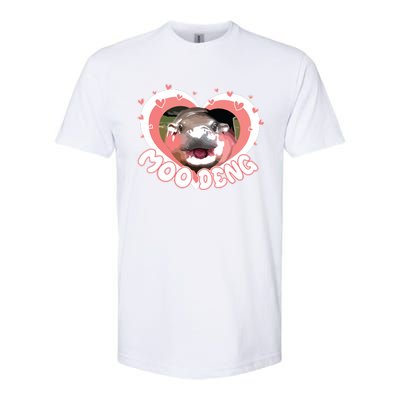 I Love Moo Deng Baby Hippo Moo Deng I Heart Moo Deng Softstyle CVC T-Shirt