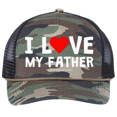 I Love My Father And Yes He Bought Me This Retro Rope Trucker Hat Cap