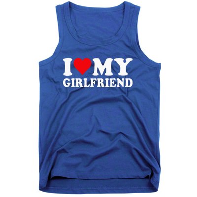 I Love My Girlfriend I Heart My Girlfriend I Love My GF Tank Top