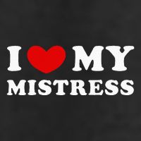 I Love My Mistress I Heart My Mistress 7 Panel Mesh Trucker Snapback Hat