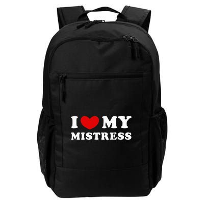 I Love My Mistress I Heart My Mistress Backpack