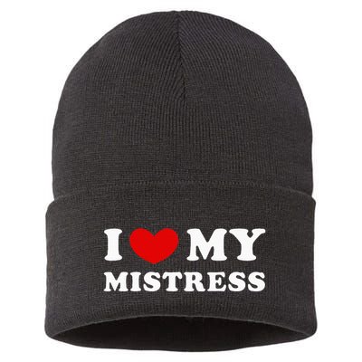 I Love My Mistress I Heart My Mistress Sustainable Knit Beanie