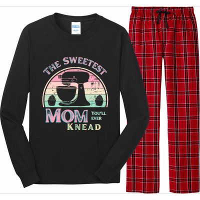 I Love My Mom Best Mom Baker Chef Mommy Gift Long Sleeve Pajama Set