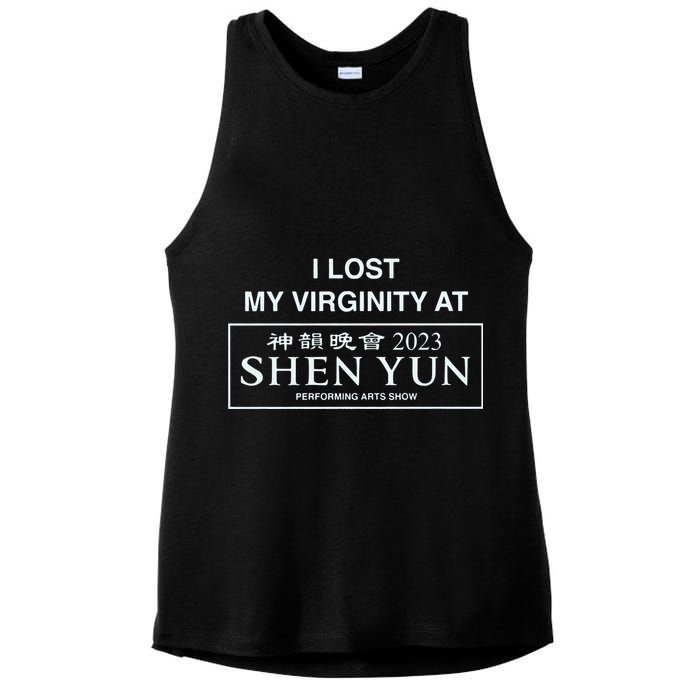 I Lost My Virginity At Shen Yun Shen Yun Ladies PosiCharge Tri-Blend Wicking Tank
