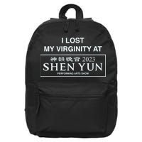 I Lost My Virginity At Shen Yun Shen Yun 16 in Basic Backpack
