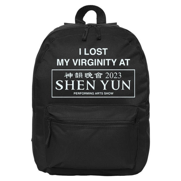 I Lost My Virginity At Shen Yun Shen Yun 16 in Basic Backpack