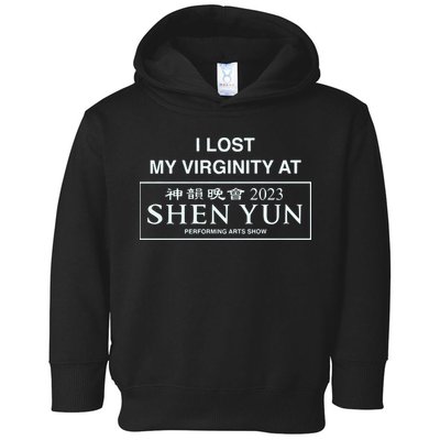 I Lost My Virginity At Shen Yun Shen Yun Toddler Hoodie