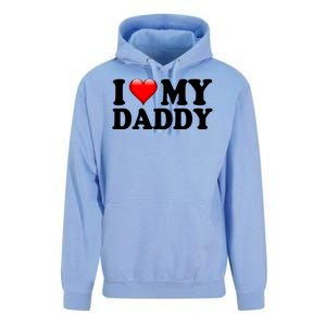 I Love My Daddy Unisex Surf Hoodie