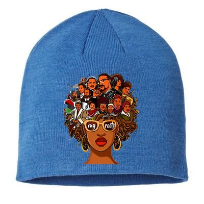 I Love My Roots Back Powerful History Month Pride Dna Gift Sustainable Beanie