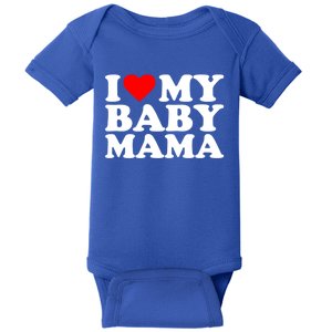 I Love My Mama Funny Humorous Mom Momma Statet Heart Cute Gift Baby Bodysuit