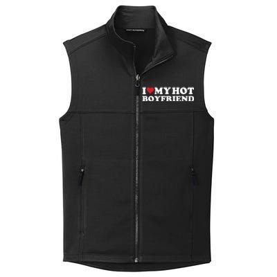 I Love My Hot Boyfriend I Heart My Hot Boyfriend Bf Collective Smooth Fleece Vest