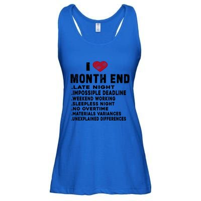 I Love Month End Funny Accountants Quotes Birthday Funny Gift Cool Gift Ladies Essential Flowy Tank