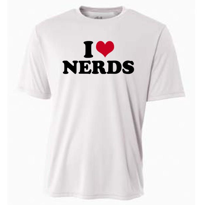 I Love Nerds I Heart Nerds Cooling Performance Crew T-Shirt