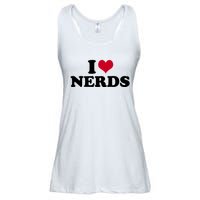 I Love Nerds I Heart Nerds Ladies Essential Flowy Tank