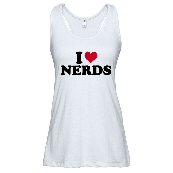 I Love Nerds I Heart Nerds Ladies Essential Flowy Tank