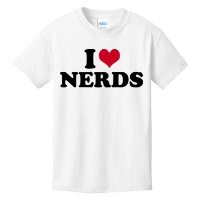 I Love Nerds I Heart Nerds Kids T-Shirt