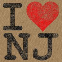 I Love New Jersey I Heart Nj Cotton Canvas Backpack