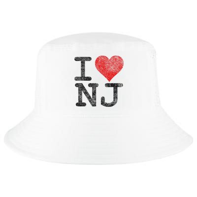 I Love New Jersey I Heart Nj Cool Comfort Performance Bucket Hat